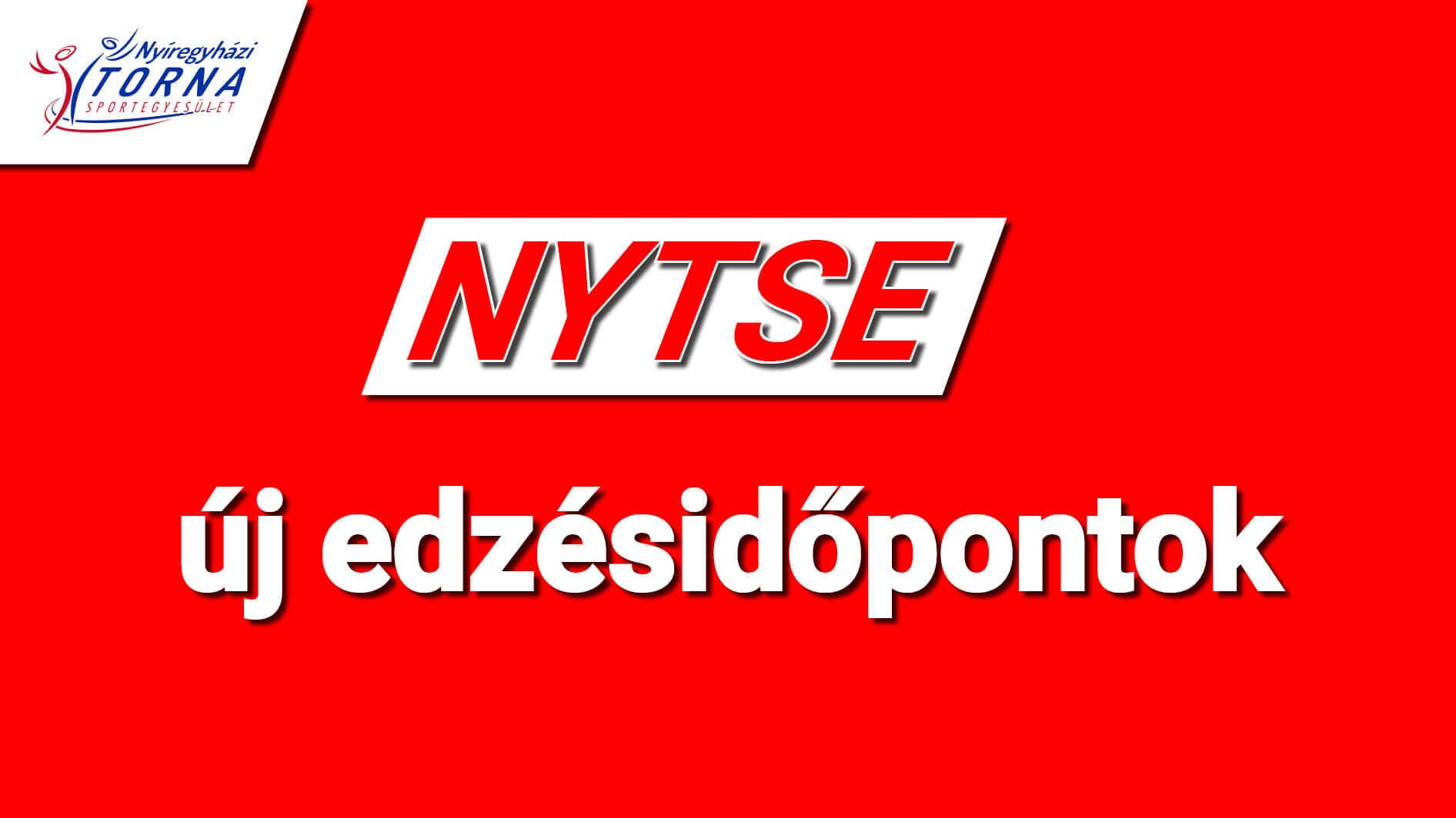 Új edzésidőpontok